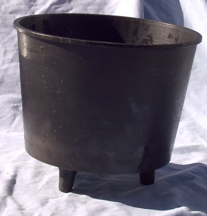 #6 Cast Iron Drum Kettle - Click Image to Close