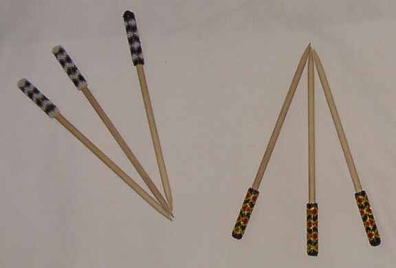 Adult Triplet Beaded Hair Sticks