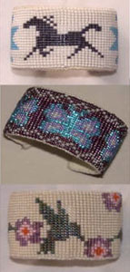 Beaded Cuff Bracelets - Click Image to Close