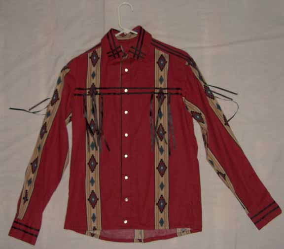 Boy's Ribbon Shirt - Size Large