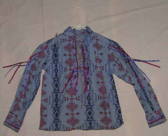 Boy's Ribbon Shirt - Size Small - Click Image to Close