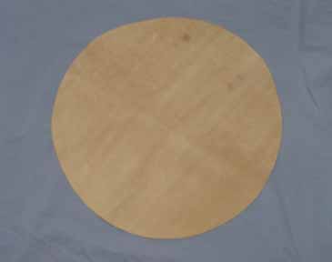 #6 Drum Kettle Skin, 14" Deer Hide - Click Image to Close