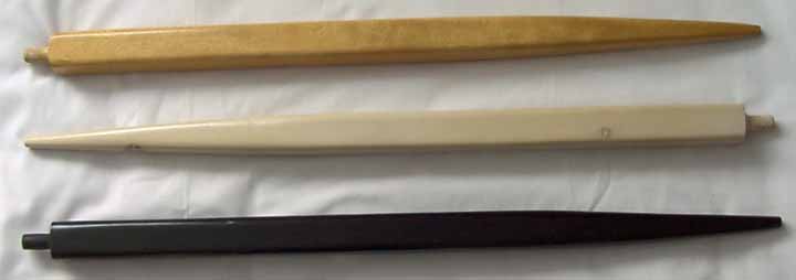 18 Inch Hardwood Pipe Stems - Click Image to Close