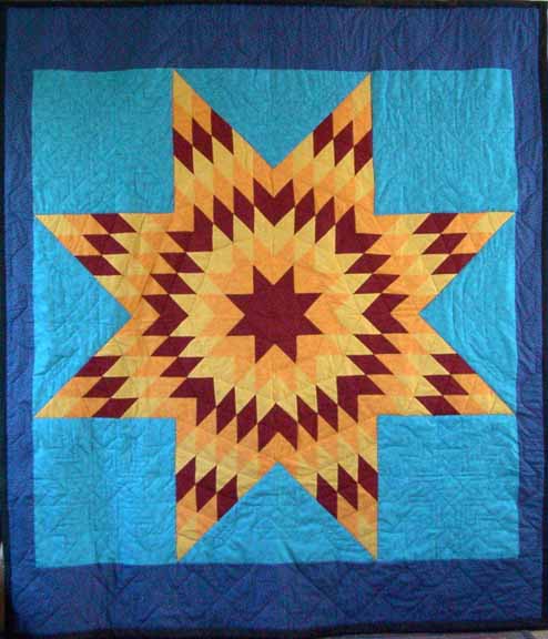 King Star Quilt - Click Image to Close