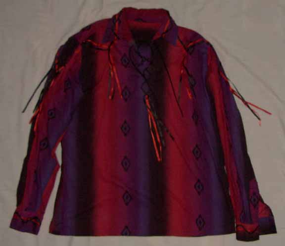 Men's Ribbon Shirt - Size Small and Medium - Click Image to Close