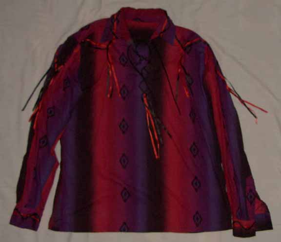 Men's Ribbon Shirt - Size Small and Medium