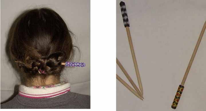 Adult Single Hair Stick - Click Image to Close