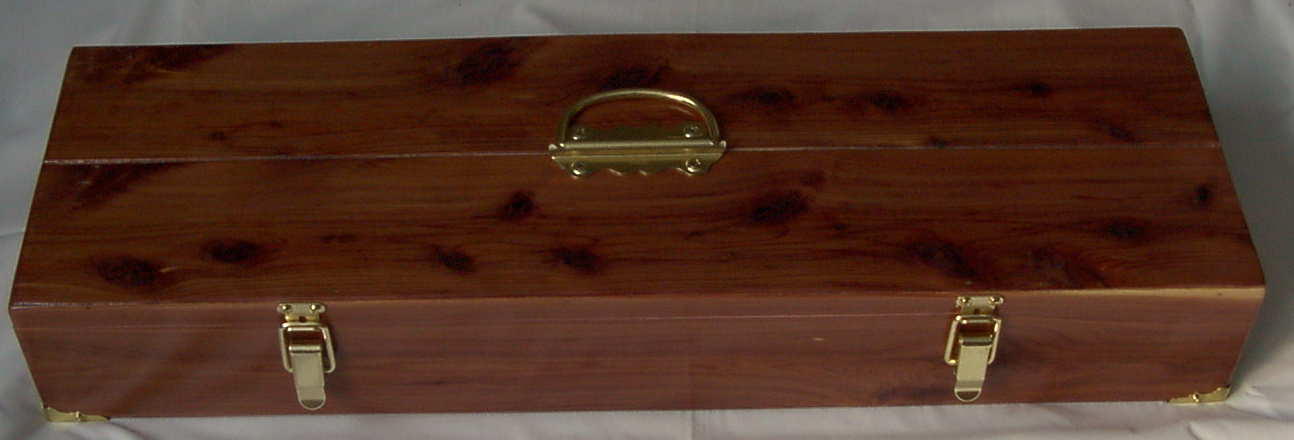 Single Height Cedar Box with Sections - Click Image to Close