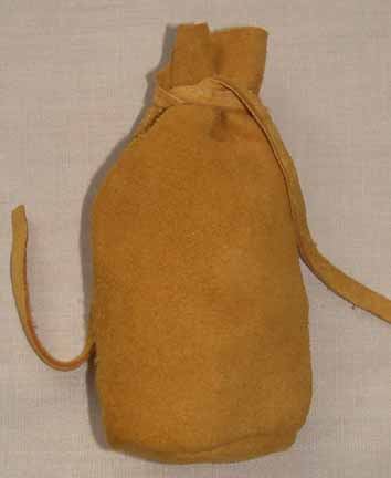 Deer Skin Leather Tobacco Bag - Click Image to Close