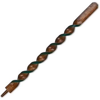 Deluxe Hand-Carved Pipestems - Twisted Stem - Click Image to Close