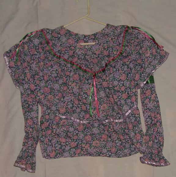 Women's Ribbon Blouse - Size Small and Medium