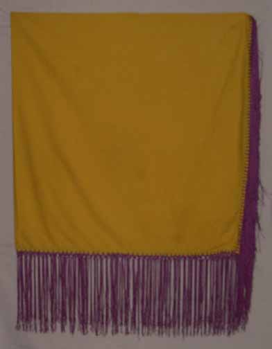 Adult Fringed Shawl Plain